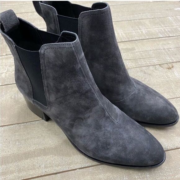 Rag & Bone Walker Boots In Asphalt Suede - Picture 4 of 6